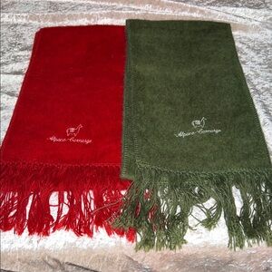 2 Alpaca Carmago scarfs